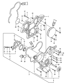 Yanmar Engine Gear Housing Diagram and Parts List for 46G 4X4-1I029Z-1H020Z-37BKD710 Cub Cadet Lawn Tractor Accessories